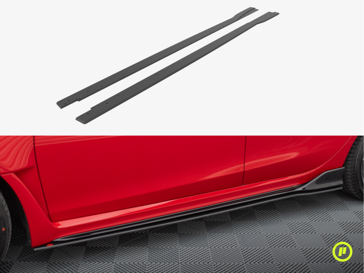 Maxton Design – Street PRO Seitenschweller-Diffusoren für Honda Civic Type-R (MK11 2023+)