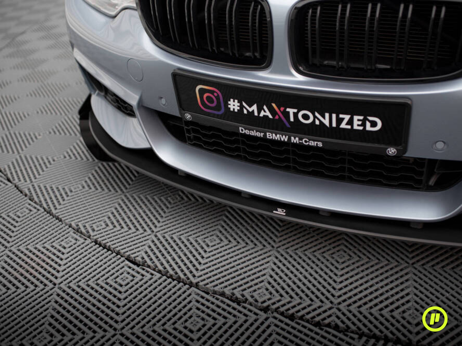 Maxton Design - Street Pro Front Splitter + Flaps for BMW Series 4 Coupe M-Pack (F32 2013 - 2020)