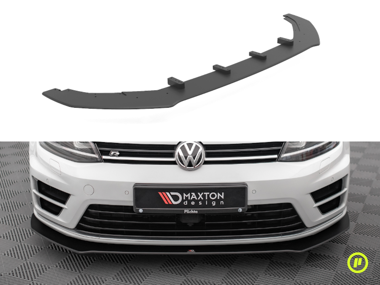 Maxton Design - Street Pro Front Splitter v1 for Volkswagen Golf 7 R (Mk7 2013-2016)
