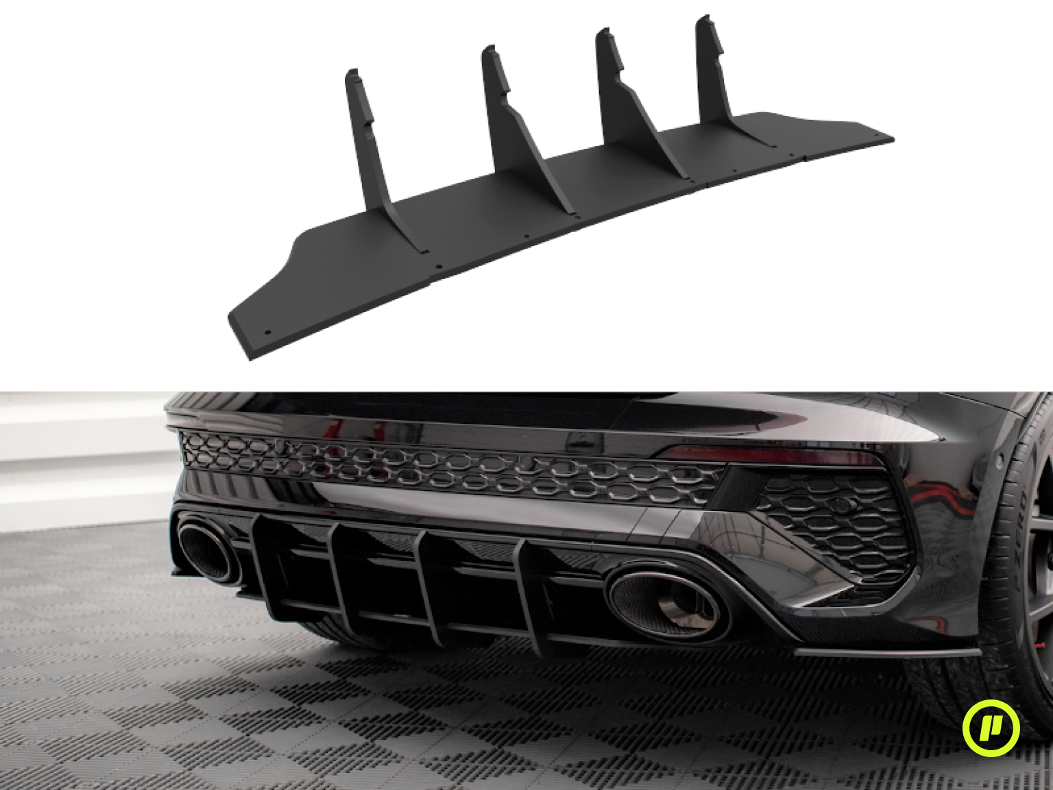 Maxton Design - Street Pro Rear Diffuser for Audi RS3 Sportback (8Y 2020+)