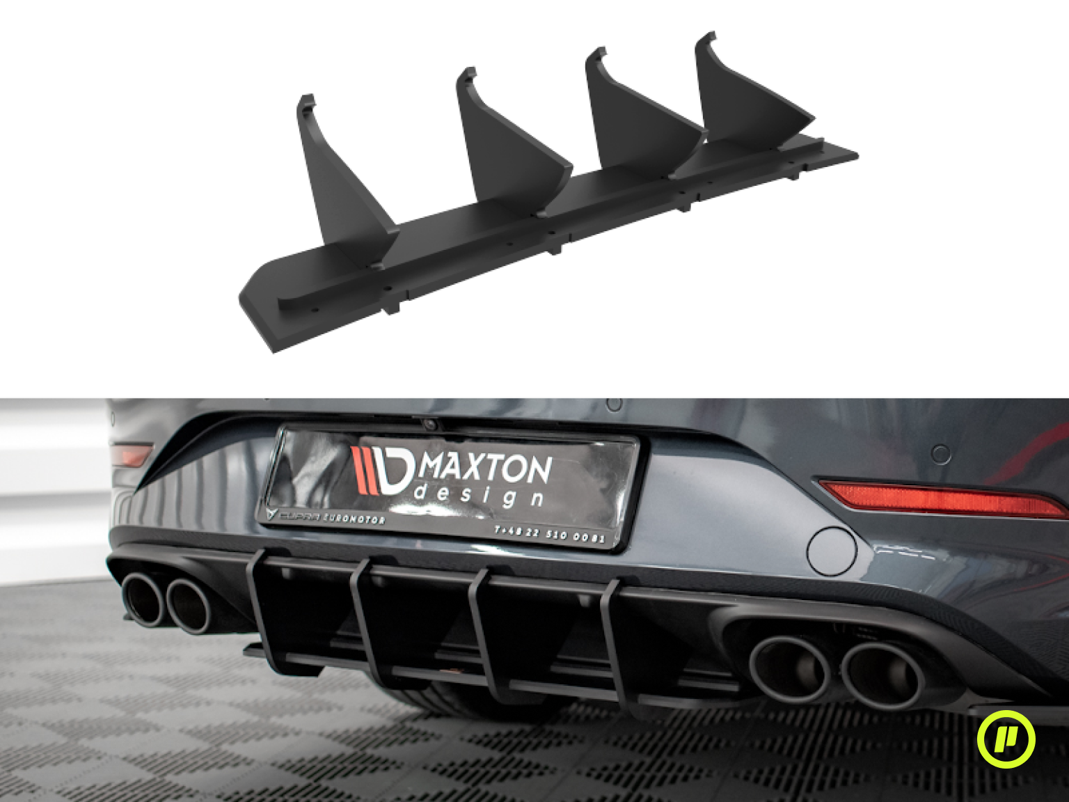 Maxton Design - Street Pro Rear Diffuser for Cupra Leon Sportstourer (KL 2020+)