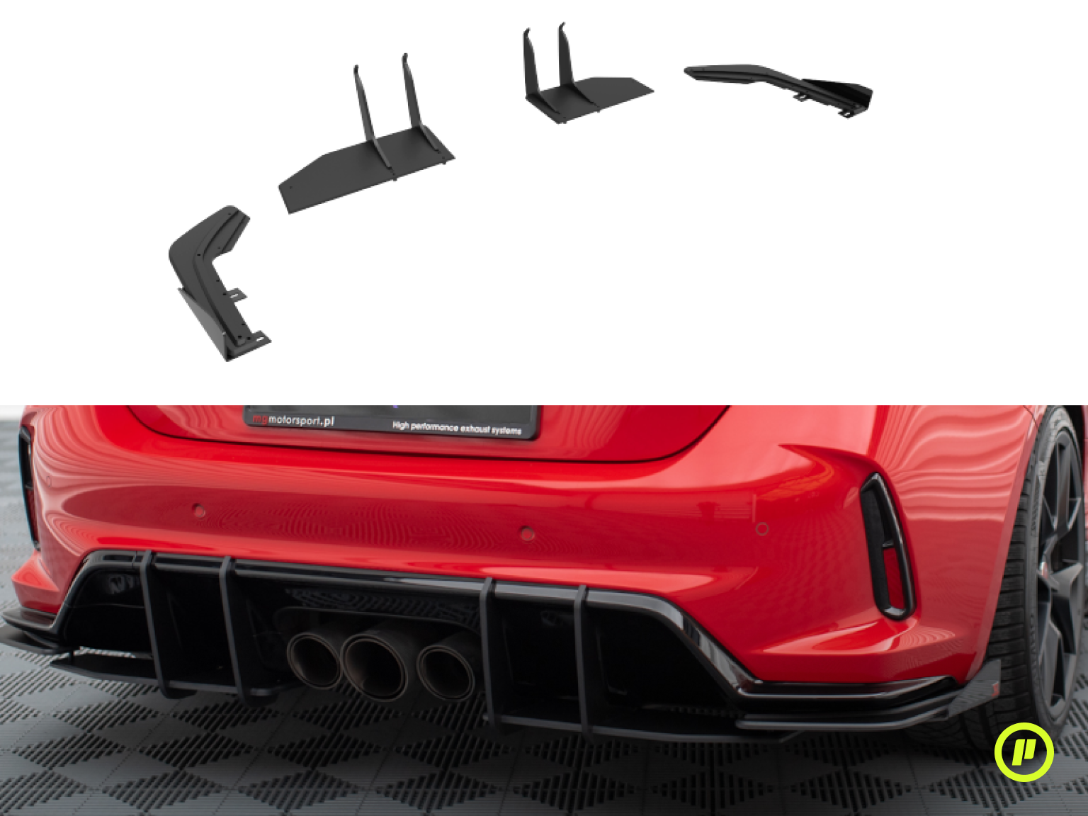 Frontsplitter v2 + Flaps für Honda Civic Type-R (MK11 2023+)