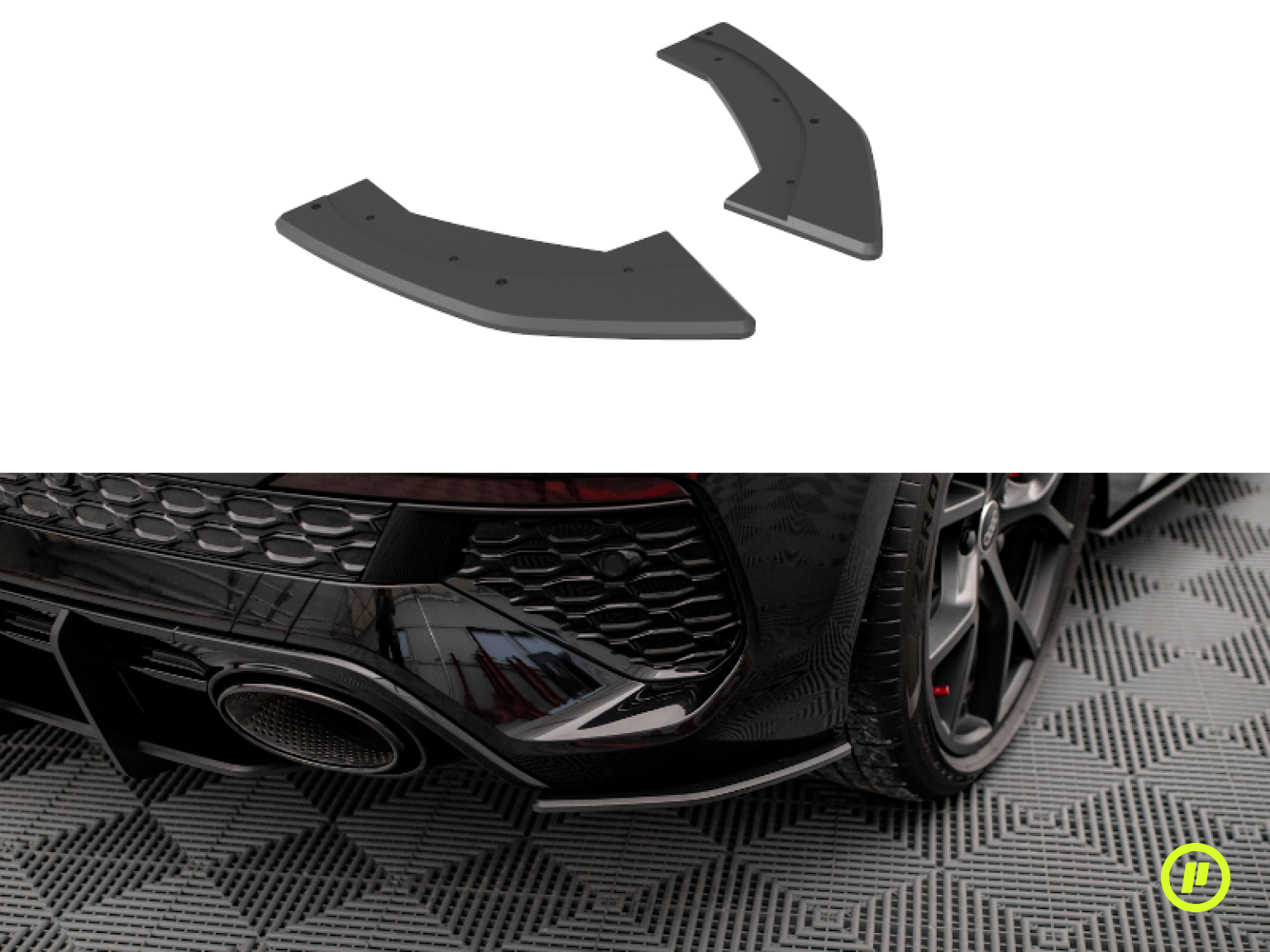 Maxton Design – Street Pro Heckseitensplitter für Audi RS3 Sportback (8J 2020+)