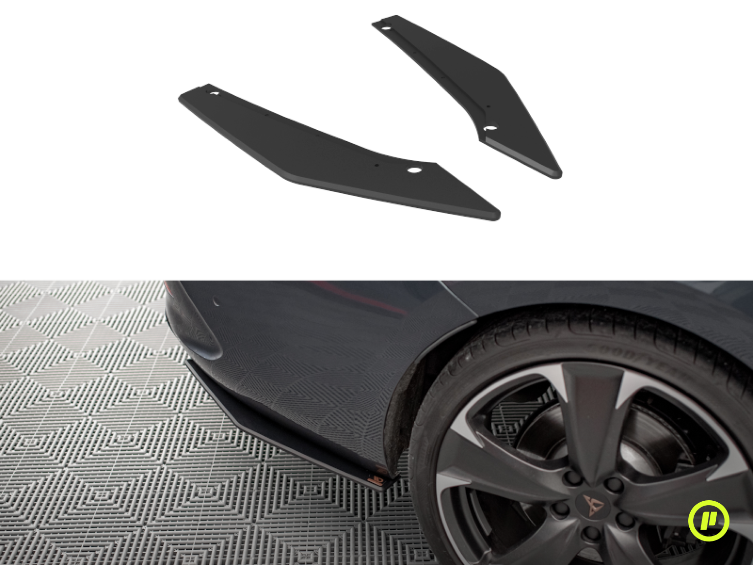 Maxton Design - Street Pro Rear Side Splitters for Cupra Leon Sportstourer (KL 2020+)