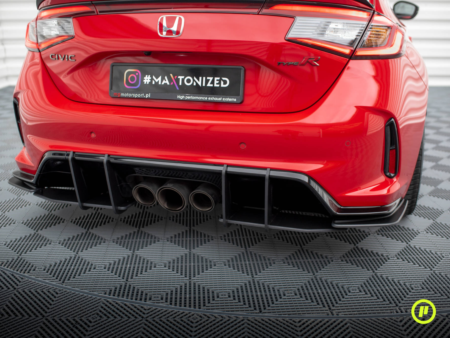Maxton Design - Street Pro Rear Side Splitters for Honda Civic Type-R (MK11 2023+)