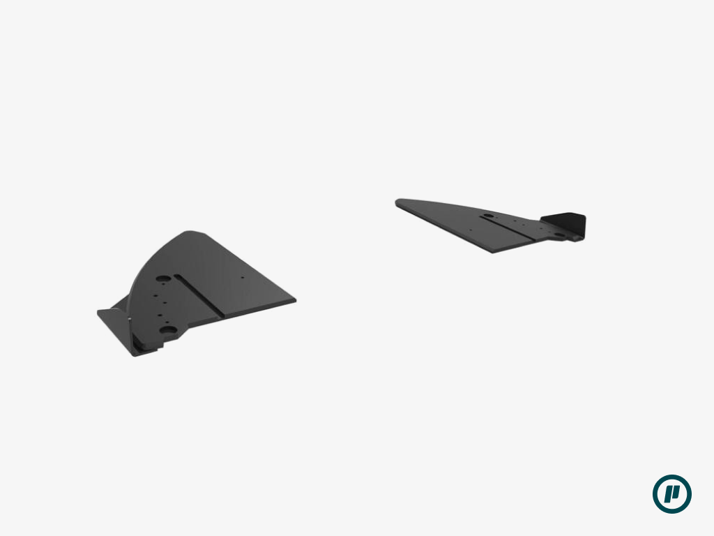 Maxton Design - Street Pro Rear Side Splitters v1 + Flaps for Toyota GR86 (ZN8 2022+)