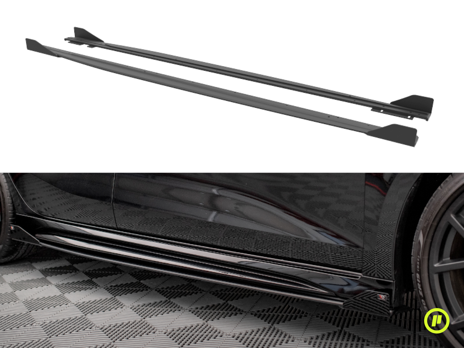 Maxton Design - Street Pro Side Skirts Diffusers + Flaps for Audi RS3 Sportback (8Y 2020+)